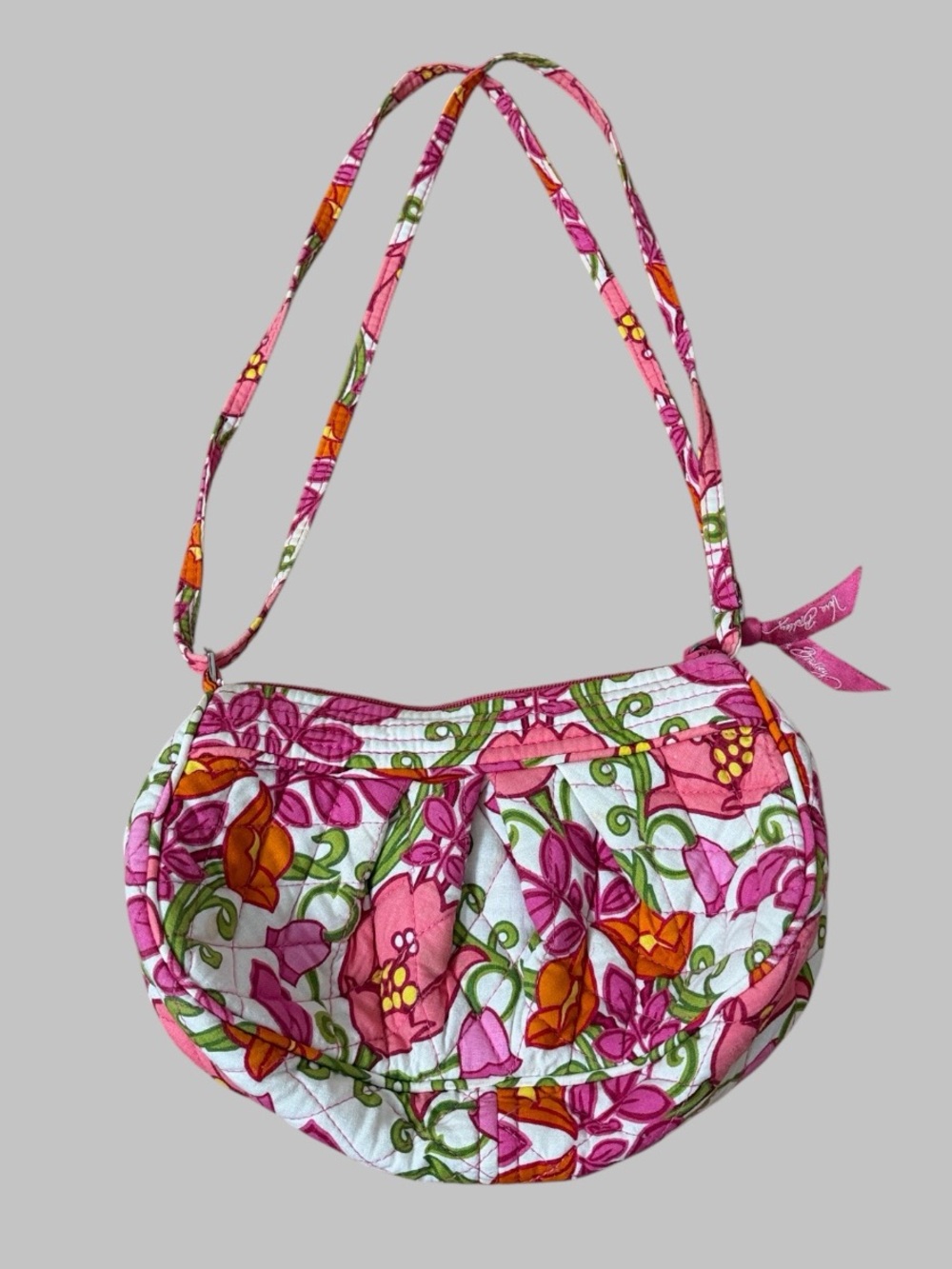 Vera Bradley Retired Lilli Bell Quilted Cotton Shoulder Bag